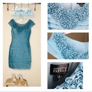 Light blue cocktail dress
